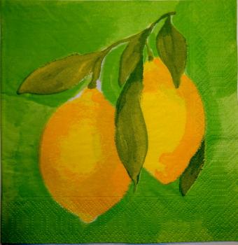 078 Lemons,  Oranges - 3 ply - Duni